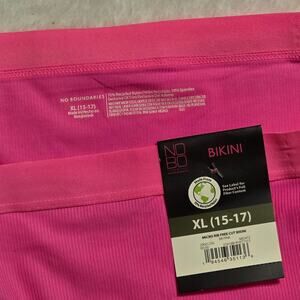 No Boundaries Pink XL Bikini Panties New